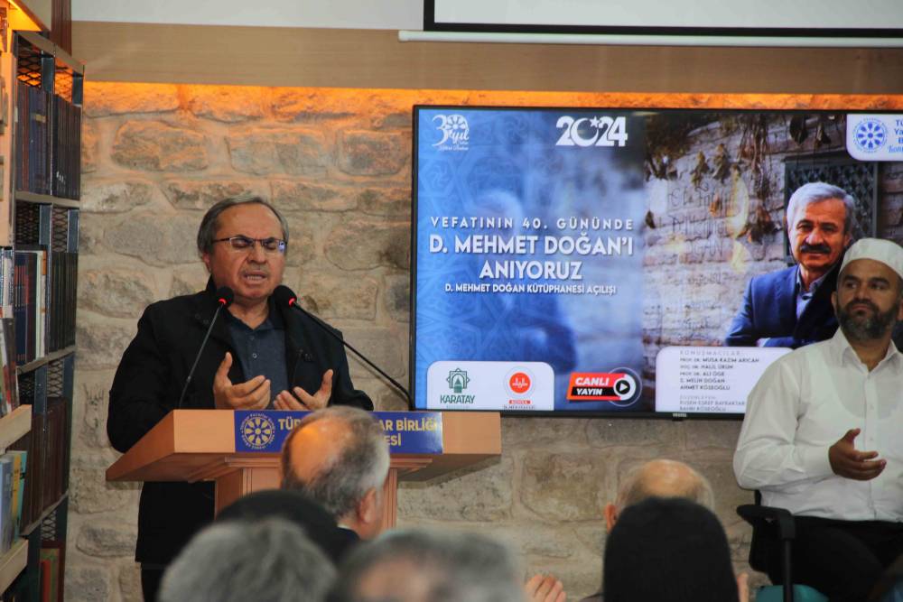 D. MEHMET DOĞAN'I ANMA PROGRAMI VE KÜTÜPHANE AÇILIŞI GERÇEKLEŞTİRİL 7