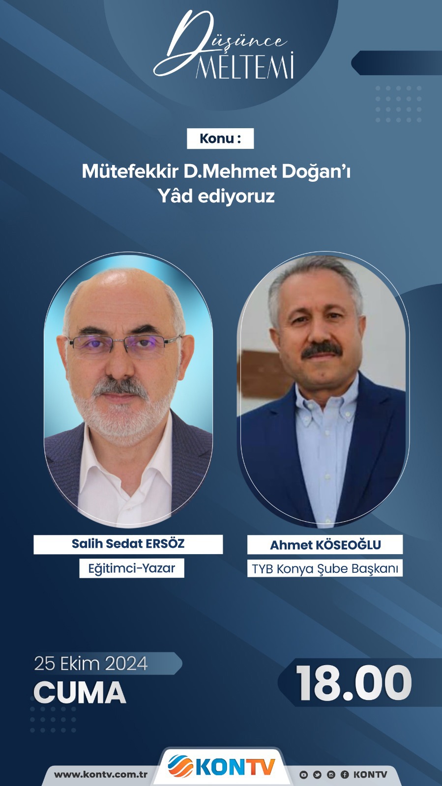 DÜŞÜNCE MELTEMİ 25 EKİM 2024 AHMET KÖSEOĞLU